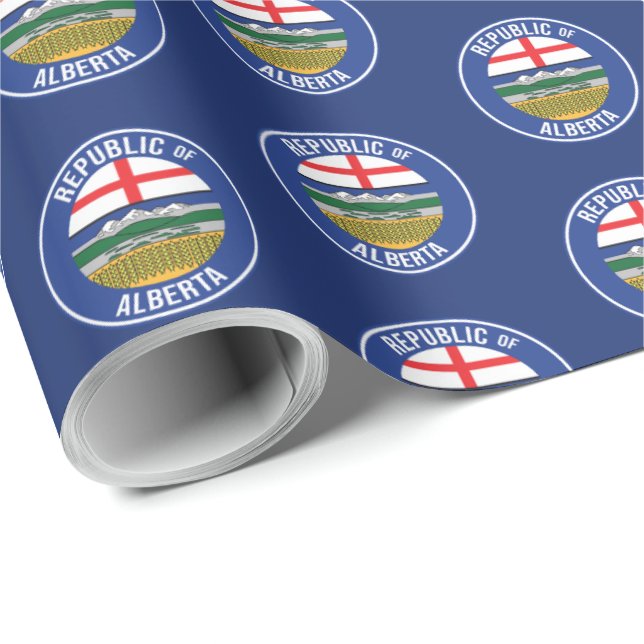 Papel De Presente República de Alberta WEXIT (Ponta do rolo)