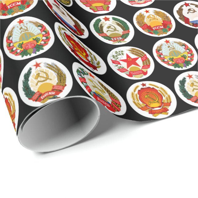 Papel De Presente Repúblicas da União Soviética (Ponta do rolo)