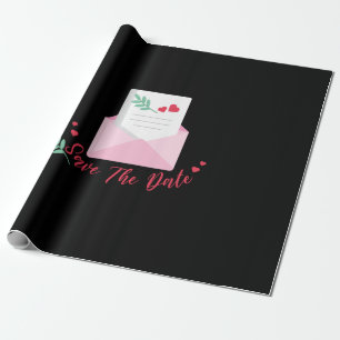Papel De Presente Reserve a data para casamento