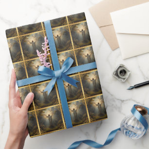 Papel De Presente Ressurreição Páscoa Religiosa