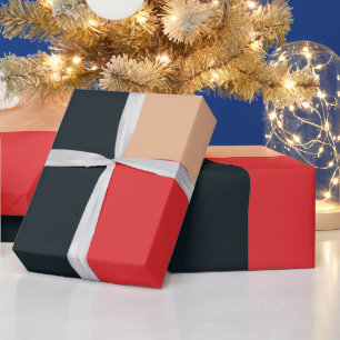 Papel De Presente Retângulo colorido e padrão quadrado