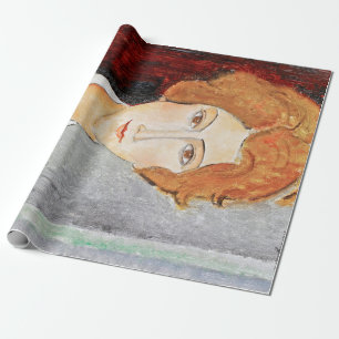 Papel De Presente Retrato da Mulher, Modigliani