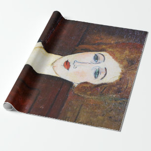 Papel De Presente Retrato da Mulher, Modigliani