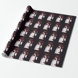 Papel De Presente Retrato de Arte de Homem de Música Goth God Post P