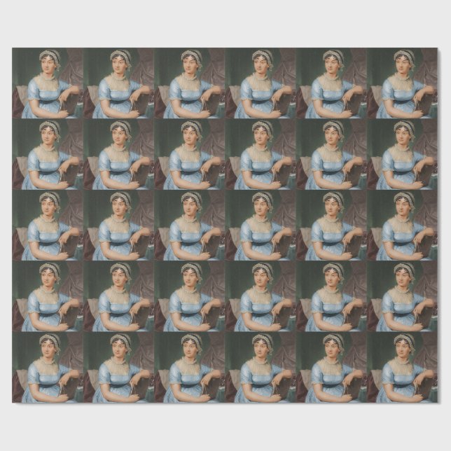 Papel De Presente retrato de Jane Austen (Aberto)