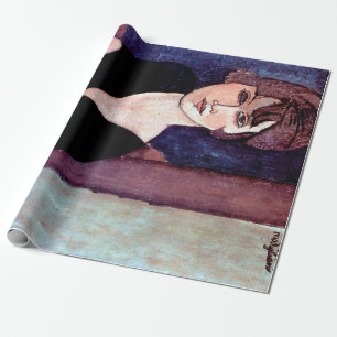 Papel De Presente Retrato de Mulher, Modigliani