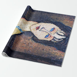 Papel De Presente Retrato de Mulher, Modigliani
