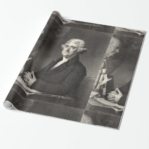 Papel De Presente Retrato de Thomas Jefferson