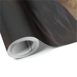 Papel De Presente Retrato De Um Rei Charles Cavalier Spaniel