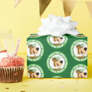 Papel De Presente Retrato sorridente do Urso Yogi