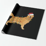 Papel De Presente Retriever de ouro<br><div class="desc">Ouro Retriever Bonito presente para amantes de cães, fãs de cães, donos de cães. Com o design de cachorro bonito, este será um presente de excelente para seus pais, irmãos, parentes, melhores amigos, ou para você mesmo. Uma versão especialmente projetada em Aniversário, ou eventos importantes.</div>