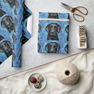 Papel De Presente Retriever Labrador