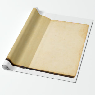 Papel De Presente Retrô de textura antiga do Livro