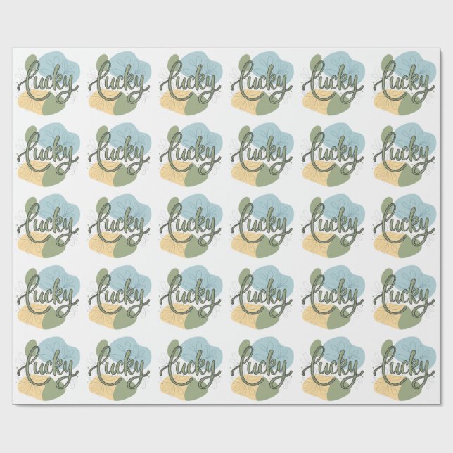 Papel De Presente Retro Sunshine Patterns – Bold Colorful  (Aberto)