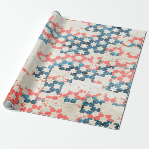 Papel De Presente retro vintage abstrato patchwork em segundo plano