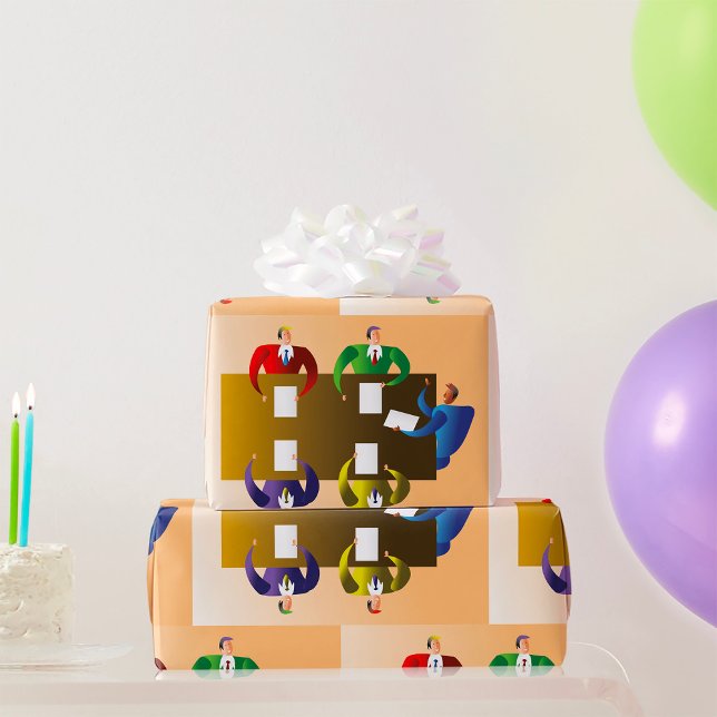 Papel De Presente Reunião de Negócios (Criador carregado)