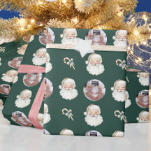 Revelação de Gravidez Papai Noel Foto Personalizad