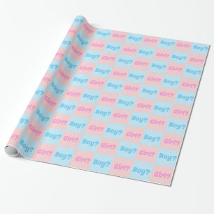 Papel De Presente Revelação de Menino ou Menina