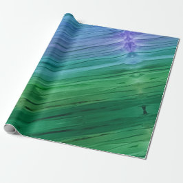 Papel De Presente Rich indigo, deep green, and amethyst