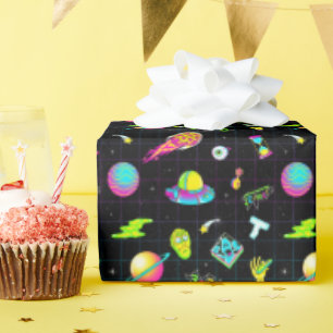 Papel De Presente RICK E MORTY™   Psicodélica 3 Padrão