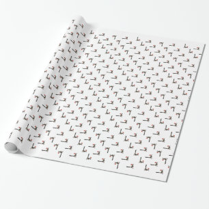 Papel De Presente Roadrunner bonito Papai Noel