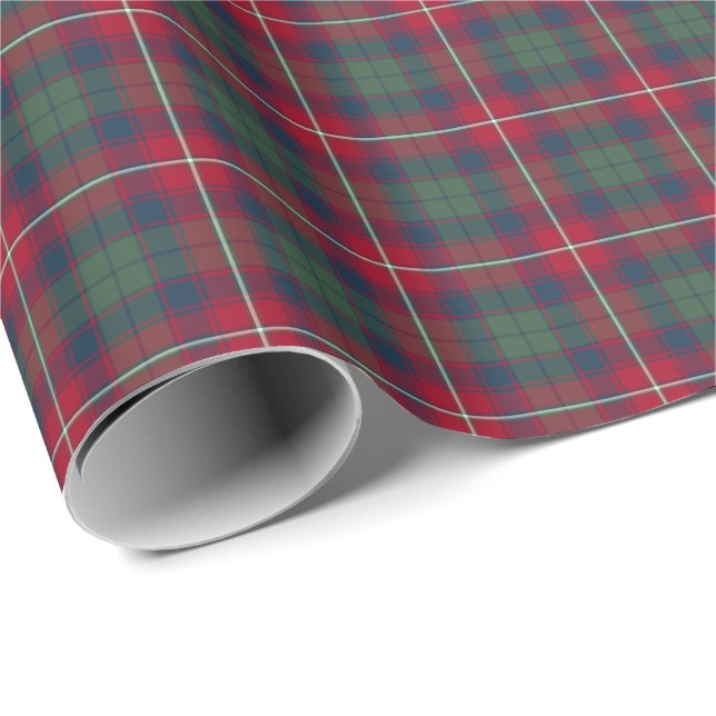 Papel De Presente Robertson Clan Tartan (Ponta do rolo)