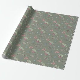Papel De Presente Robin Christmas Wraping Paper