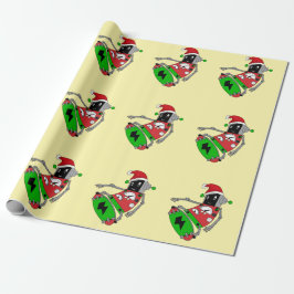 Papel De Presente Robô Natal