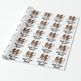Papel De Presente Rocha de Shih Tzus!