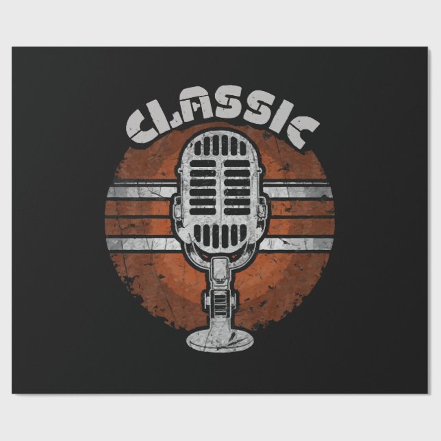 Papel De Presente rock-clássico (Aberto)