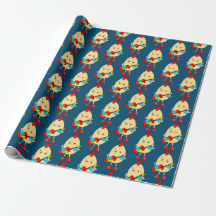 Papel De Presente Rock Musical Egghead