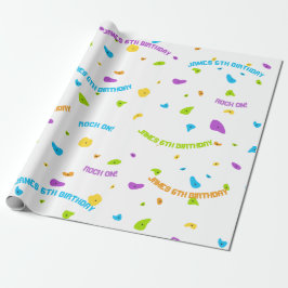 Papel De Presente Rock on Escalbing Wrapper Paper