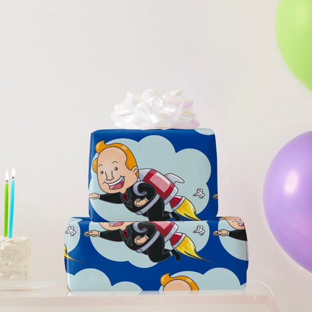 Papel De Presente Rocket Man (Criador carregado)