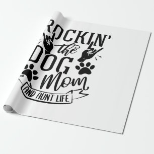 Papel De Presente Rockin The Dog Mãe And Thunt Life