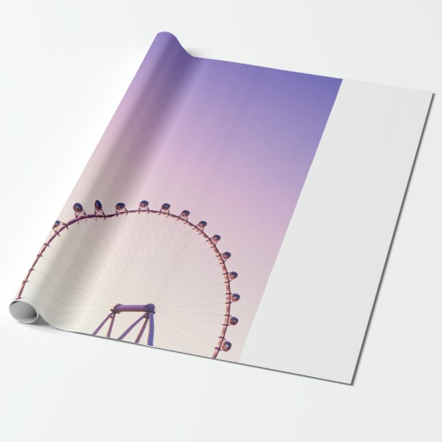 Papel De Presente roda-gigante (Desenrolado)