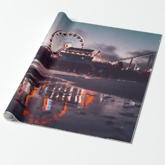 Papel De Presente roda-gigante durante a hora do ouro