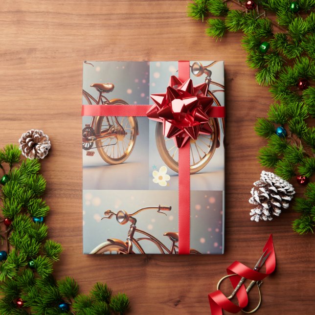 Papel De Presente Rodas de Maravilha (Presente de Natal)