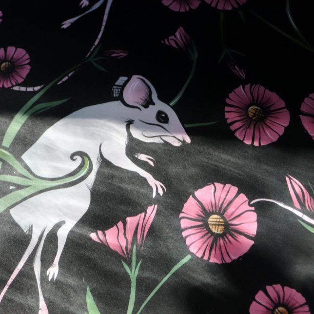 Papel De Presente Rodent Floral Pattern (Criador carregado)