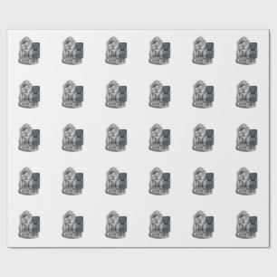 Papel De Presente Ródio personagem da ATOMIVRA™