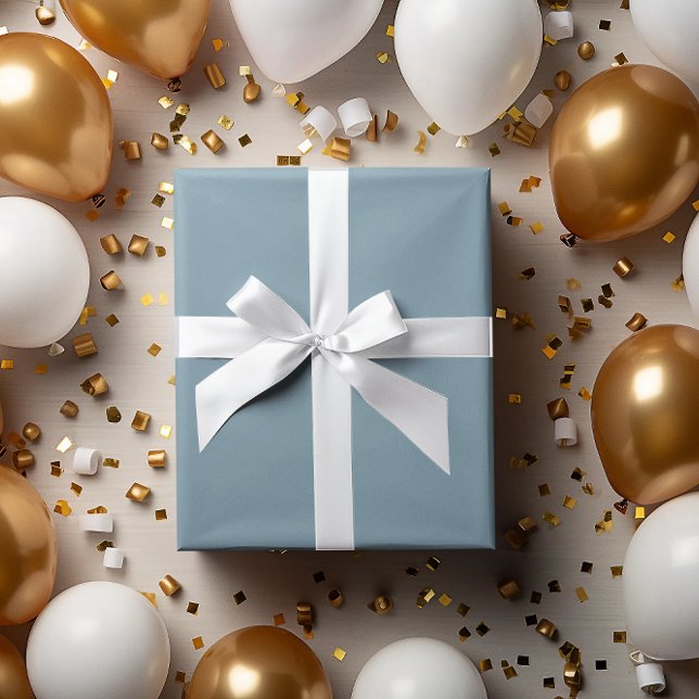 Papel De Presente Rolha de Papel Azul de Enrolamento de Pó Cinza (Criador carregado)