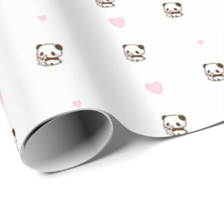 Papel De Presente Roll de Papel de Moldagem do Panda