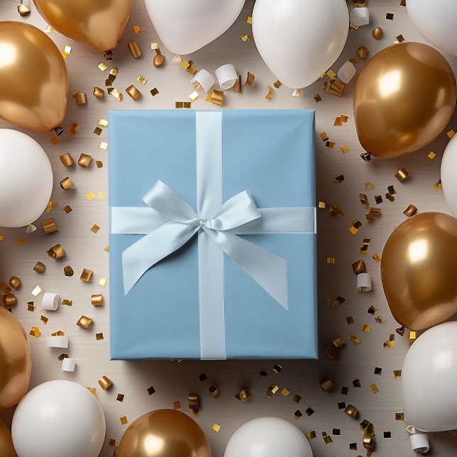 Papel De Presente Rolo de Papel Azul Esbranquiçado, Azul (Criador carregado)