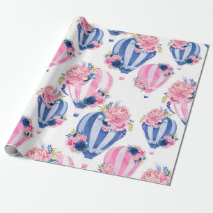 Papel De Presente Rolo do papel de envolvimento do balão de ar