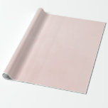 Papel De Presente Rosa Aquarelado<br><div class="desc">Papel de embrulho com efeito de aquarela rosa bege na moda.</div>