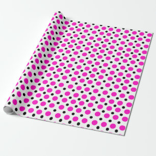 Papel De Presente Rosa bolinhas