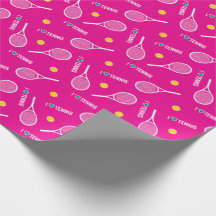 Rosa brilhante Eu adoro tênis, Molhando