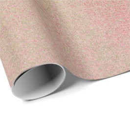 Papel De Presente Rosa Champaia Sepia Foxier Abstrato Dourada