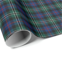 Papel De Presente Rosa Clan Hunting Tartan