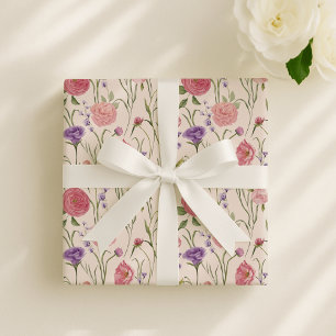 Papel De Presente rosa claro, Evento elegante de aquarela floral