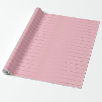 Rosa cor-de-rosa Dourada Stripes Glam Brilhante De